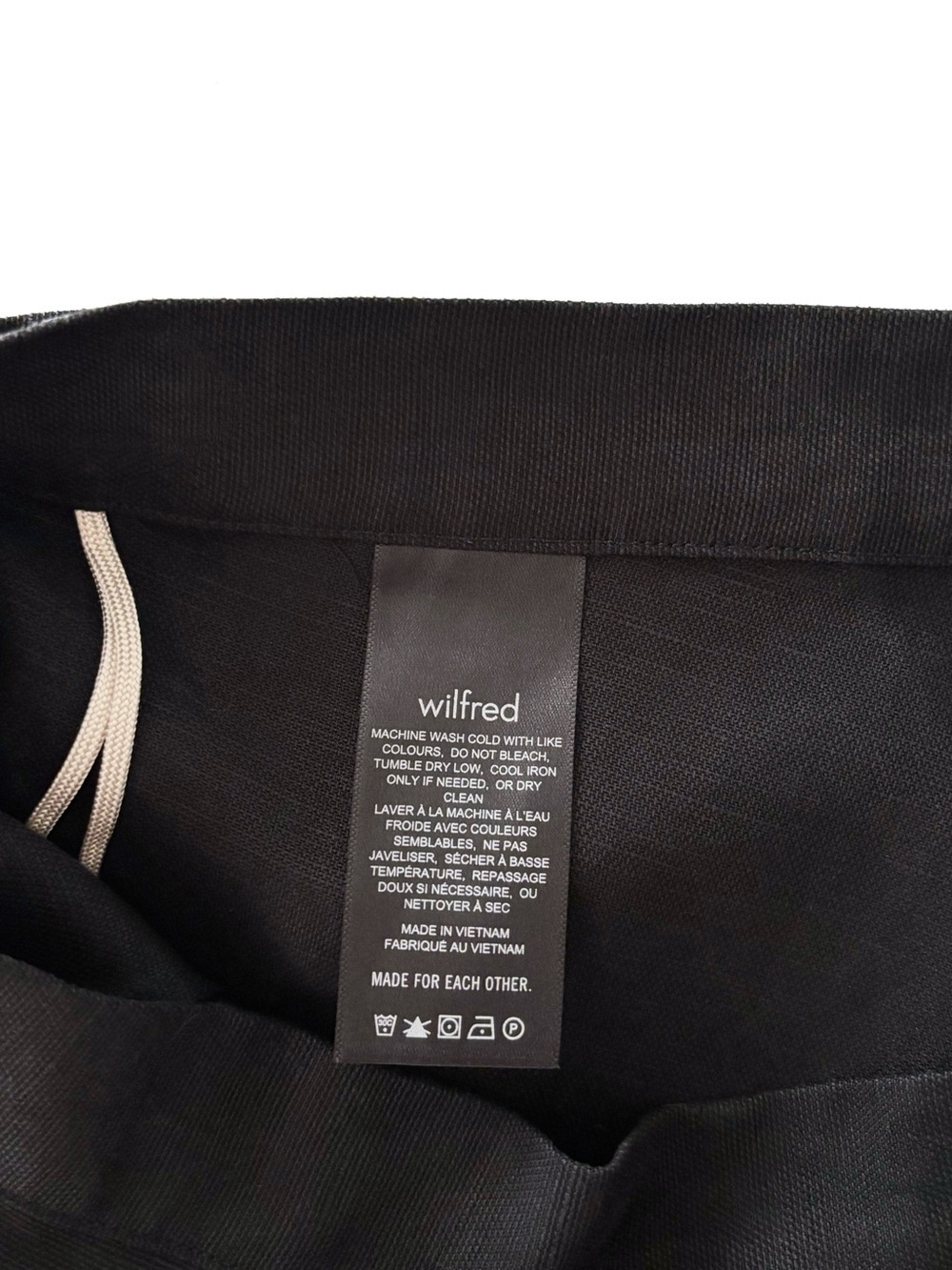 Wilfred | Eleta Wrap Midi Skirt Linen Lyocell Blend Black Size XS Aritzia - Picture 11 of 12